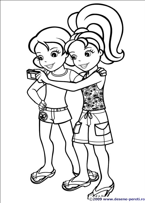 polly pocket desene colorat
